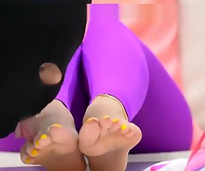 Rojhin rasuli Foot worship-lick and smell feet after sport