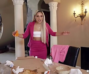 Naughty lesbian muff munching sex