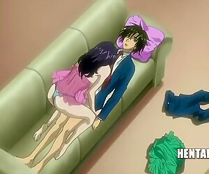 Horny MILF Caught Masturbating And Seduces Step Nephew- Hentai With Eng Subs