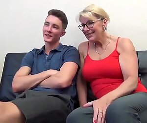 Taboo sex with lonely mature MILF
