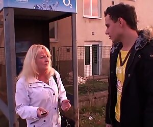 Old granny is picked up for good fucking