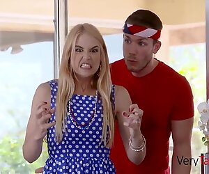 Mom revenge sucks son to teach husband a lesson